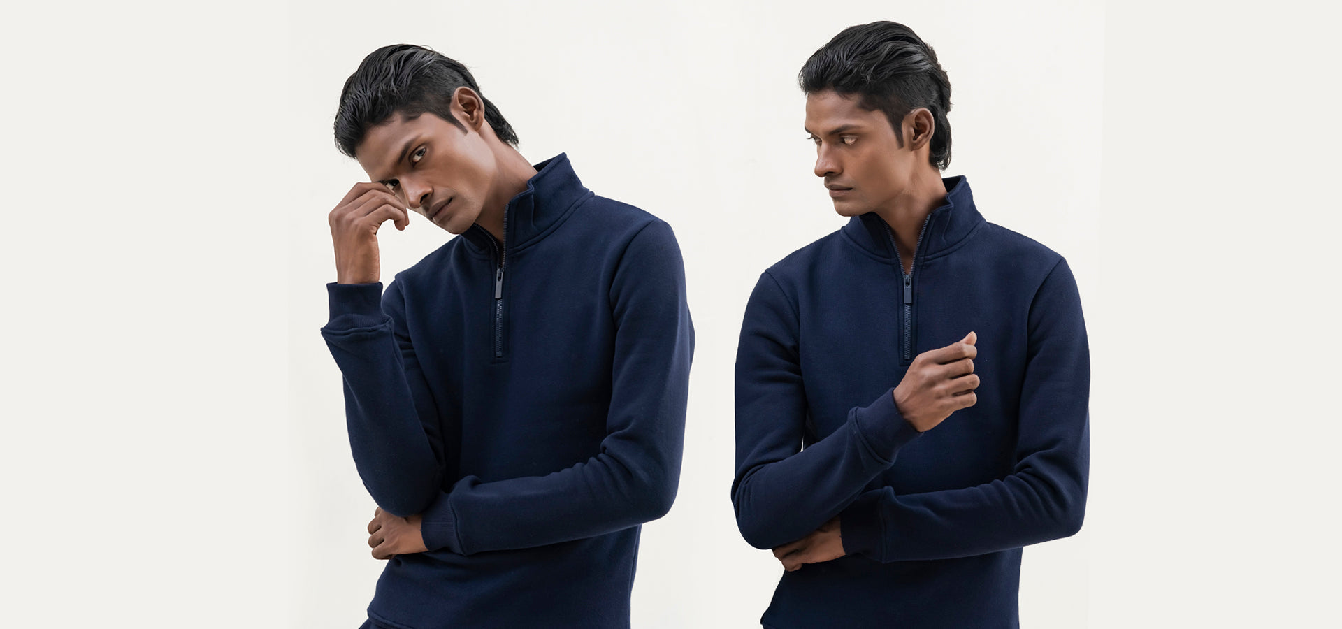 Fleece Mock Neck Quarter Zip