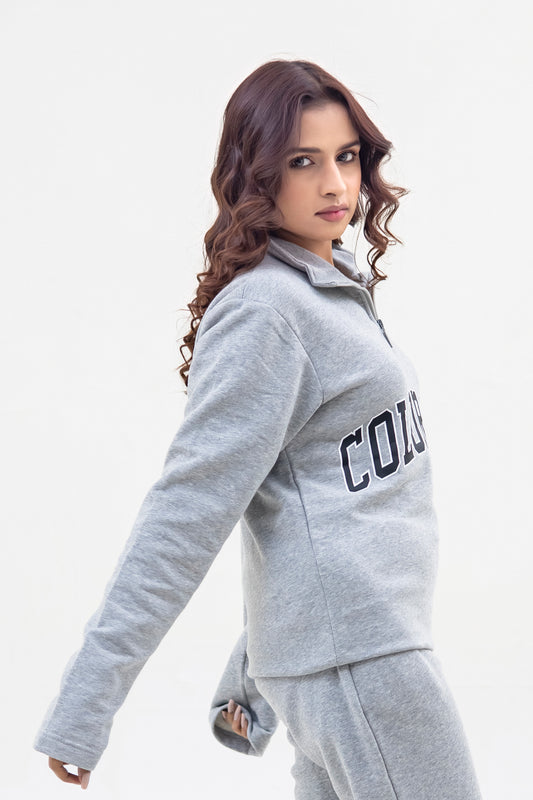 Colorado Fleece Mock Neck Quarter Zipper